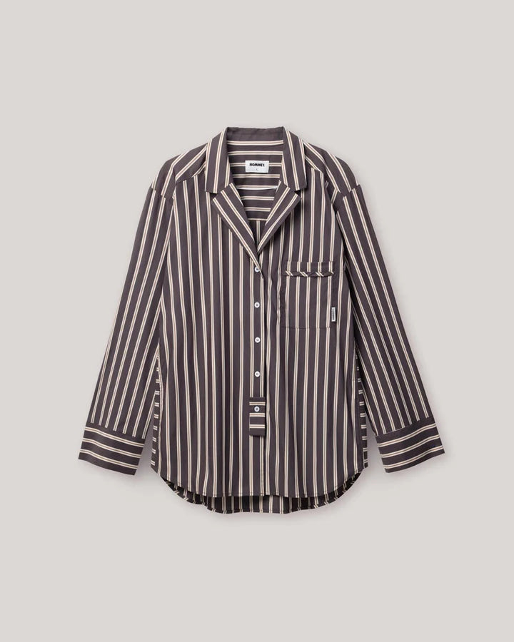 Hommey - Long Sleeve Shirt - Chocolate