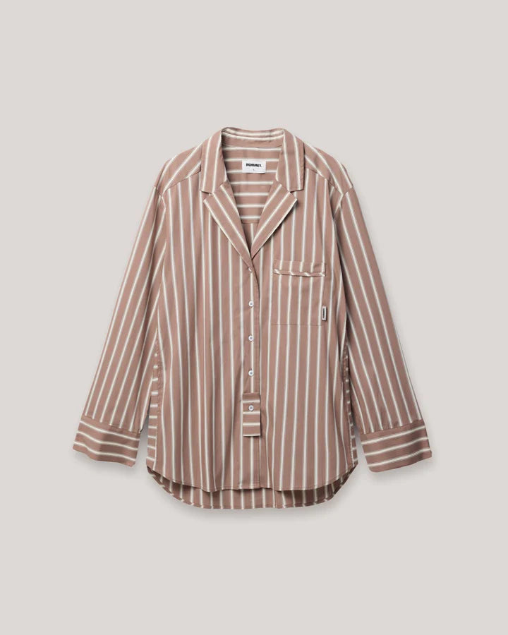 Hommey - Long Sleeve Shirt - Hazelnut