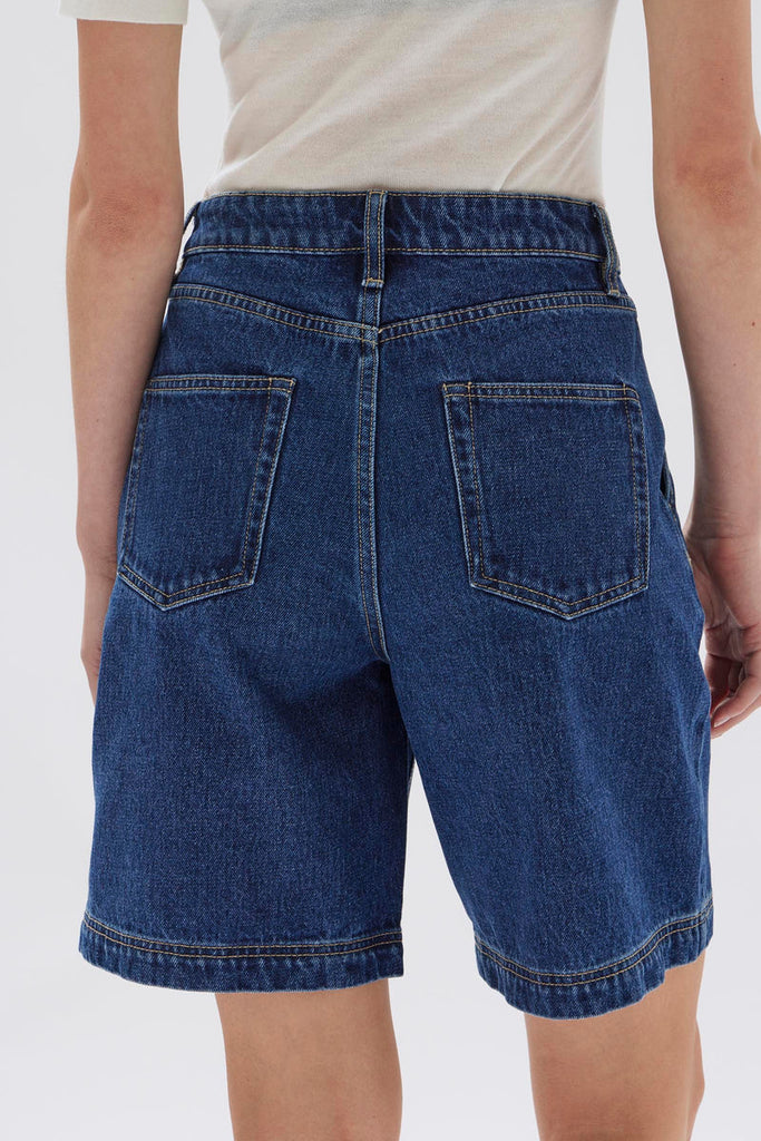 Assembly - Longline Denim Short - Heritage Blue