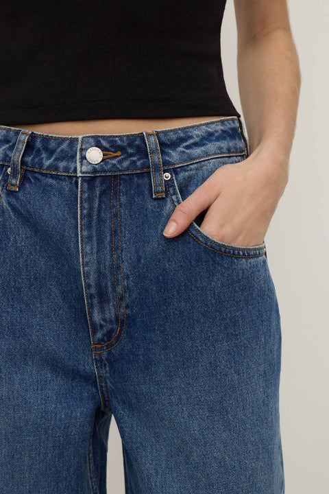 Assembly - Low Curve Mid Rise Jean - Mid Blue