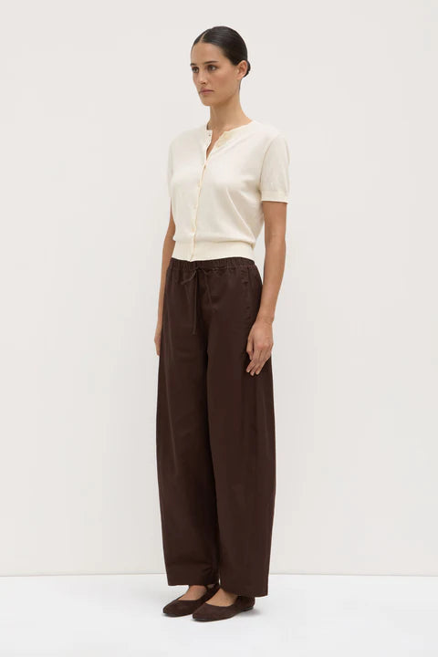 Assembly Label - Loxley Cotton Blend Pant - Ganache