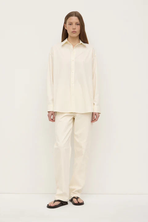 Assembly Label - Marigold Poplin Long Sleeve Shirt - Butter