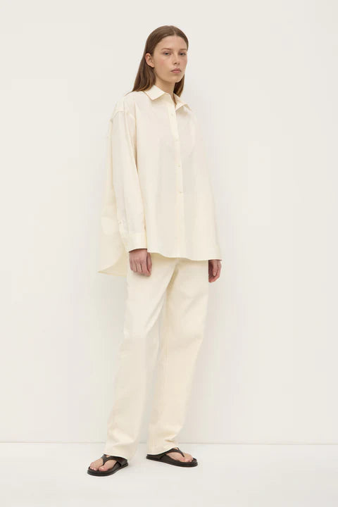 Assembly Label - Marigold Poplin Long Sleeve Shirt - Butter