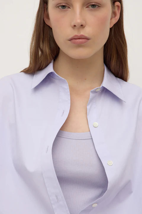 Assembly Label - Robyn Scoop Neck Rib Tank - Lilac