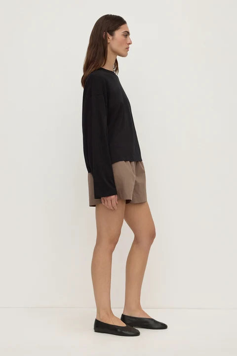 Assembly - Micha Poplin Short - Dark Sand