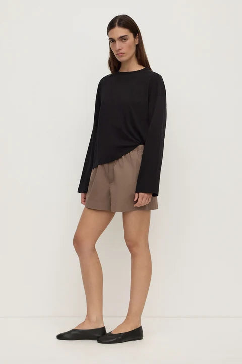 Assembly - Micha Poplin Short - Dark Sand