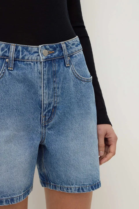 Assembly - Mid Rise Vintage Denim Short - Classic Blue