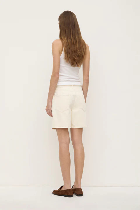 Assembly Label - Mid Rise Vintage Denim Short - Ecru