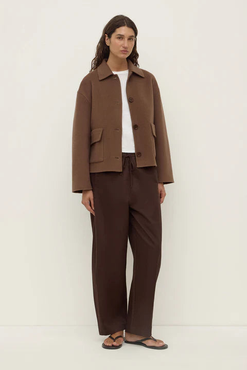 Assembly - Mya Wool Jacket - Milk Choc