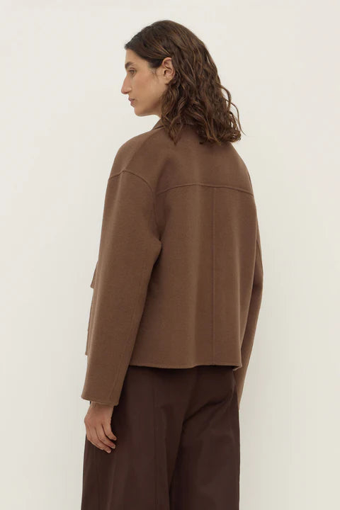 Assembly - Mya Wool Jacket - Milk Choc