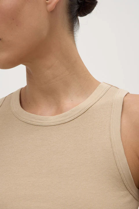 Assembly - Nika Rib Tank - Tan