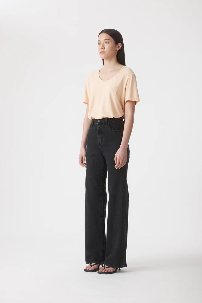 Outland Denim - Cindy High Rise Jean - Ash Black