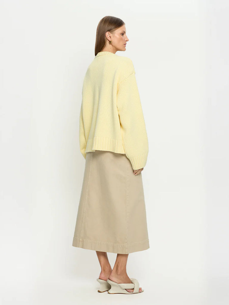 Kivari - Odette Crew Neck Jumper - Butter