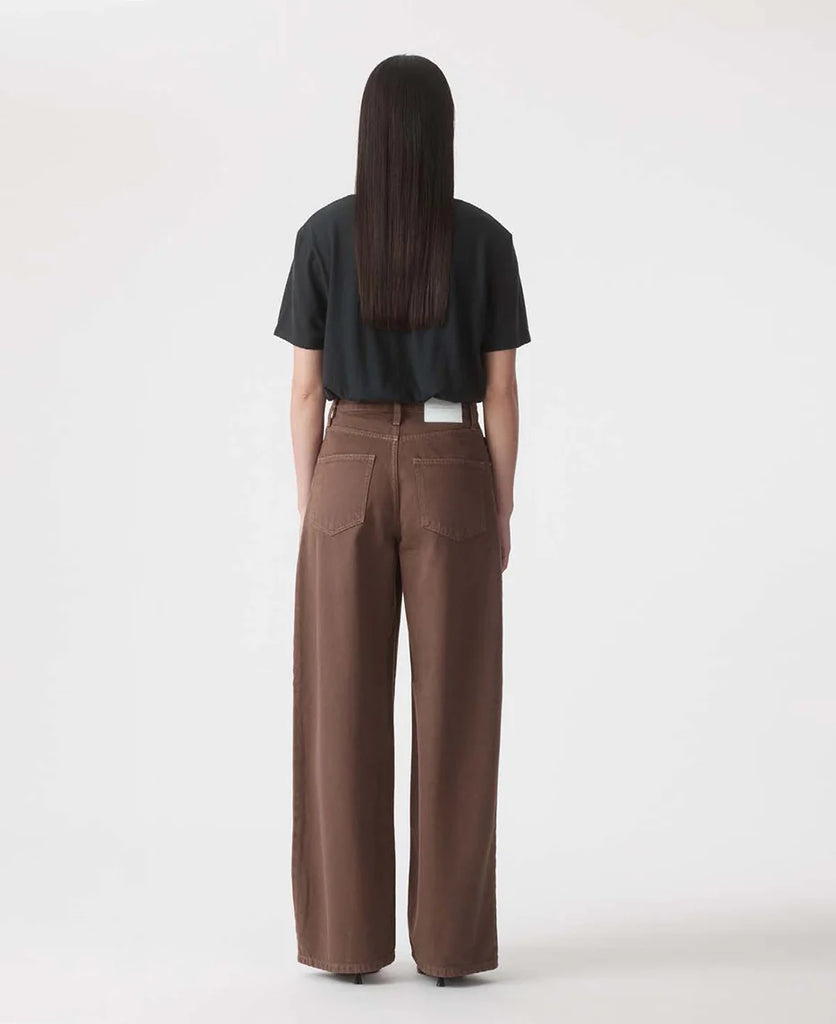 Outland Denim - Claudia High Wide Relaxed Jean - Cacao