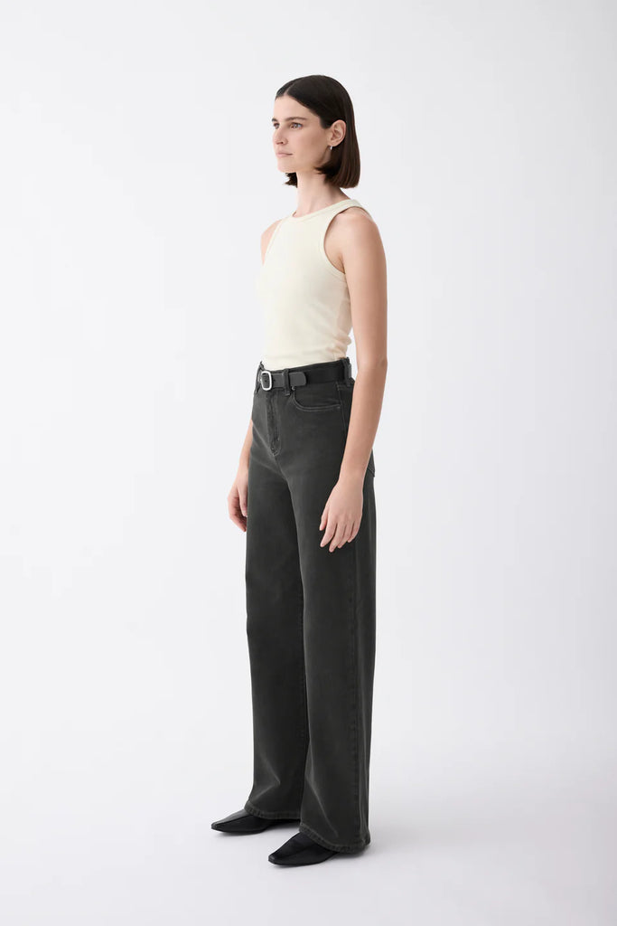 Outland Denim - Ellie High Wide Jean - Courage