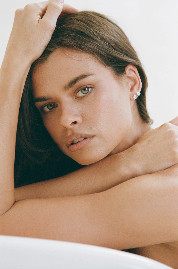 Porter - Oval Studs - Gold