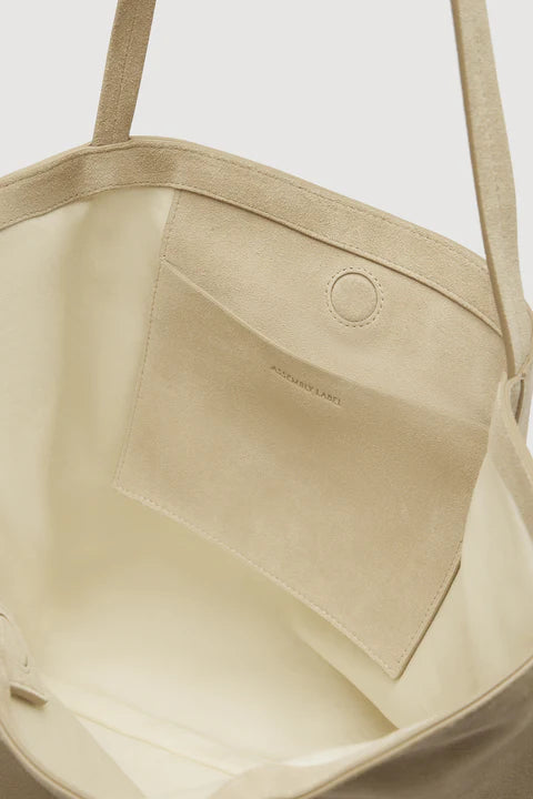 Assembly - Paige Suede Tote Bag - Sand