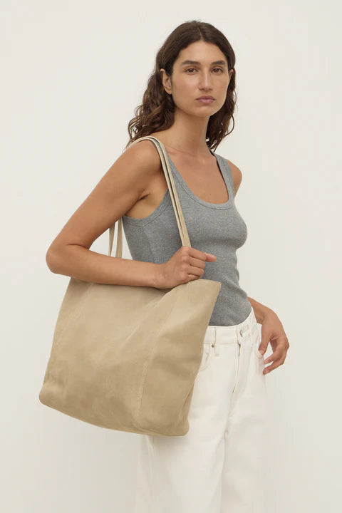 Assembly - Paige Suede Tote Bag - Sand