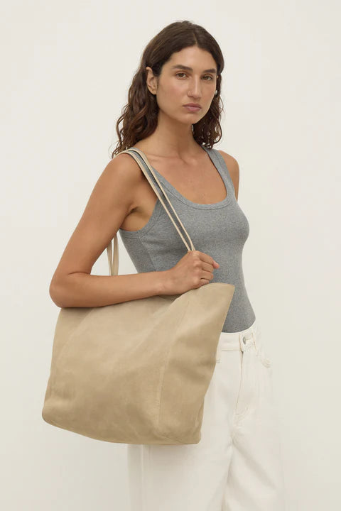 Assembly - Paige Suede Tote Bag - Sand