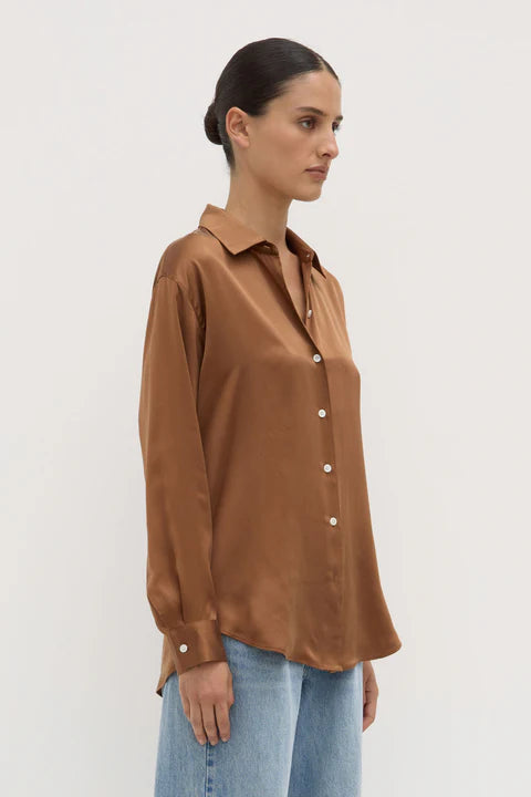 Assembly Label - Pippa Long Sleeve Shirt - Bronze