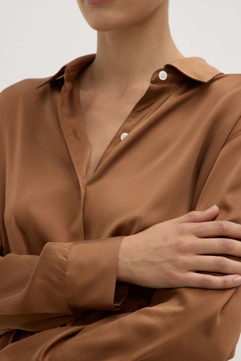 Assembly Label - Pippa Long Sleeve Shirt - Bronze