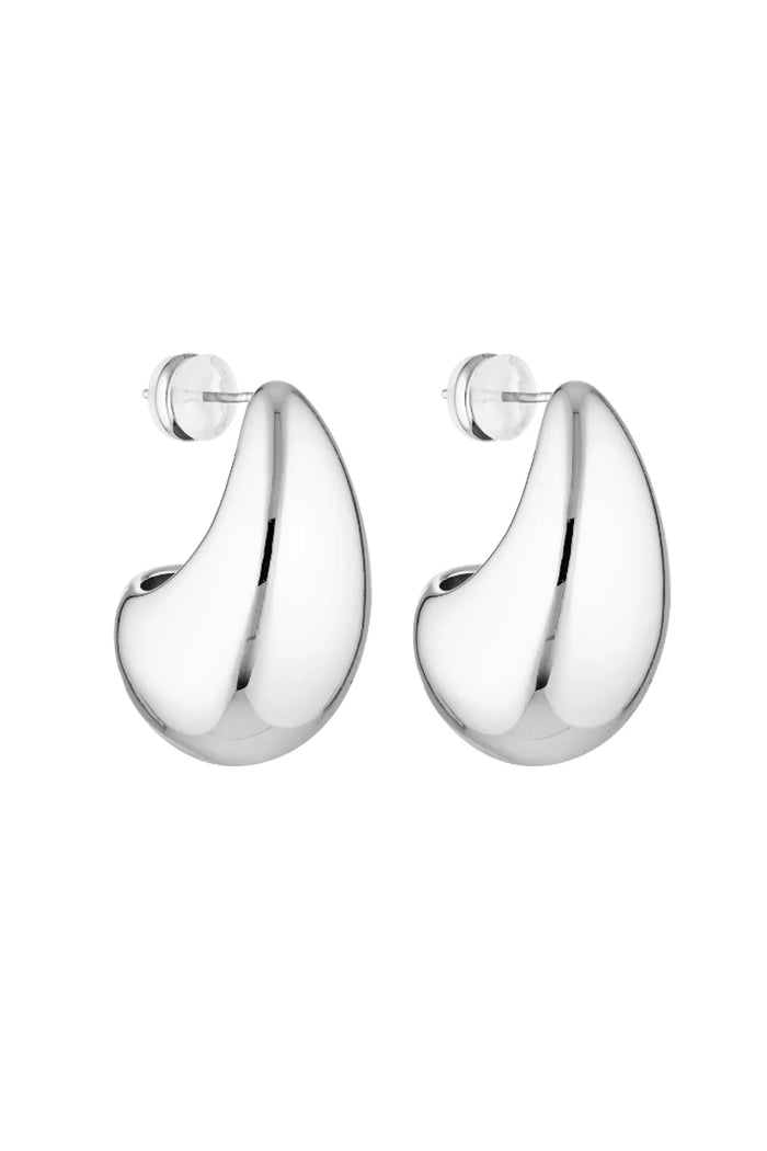 Porter - Blob Earrings - Silver