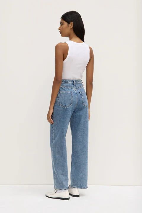 Assembly Label - Robyn Scoop Neck Rib Tank - White