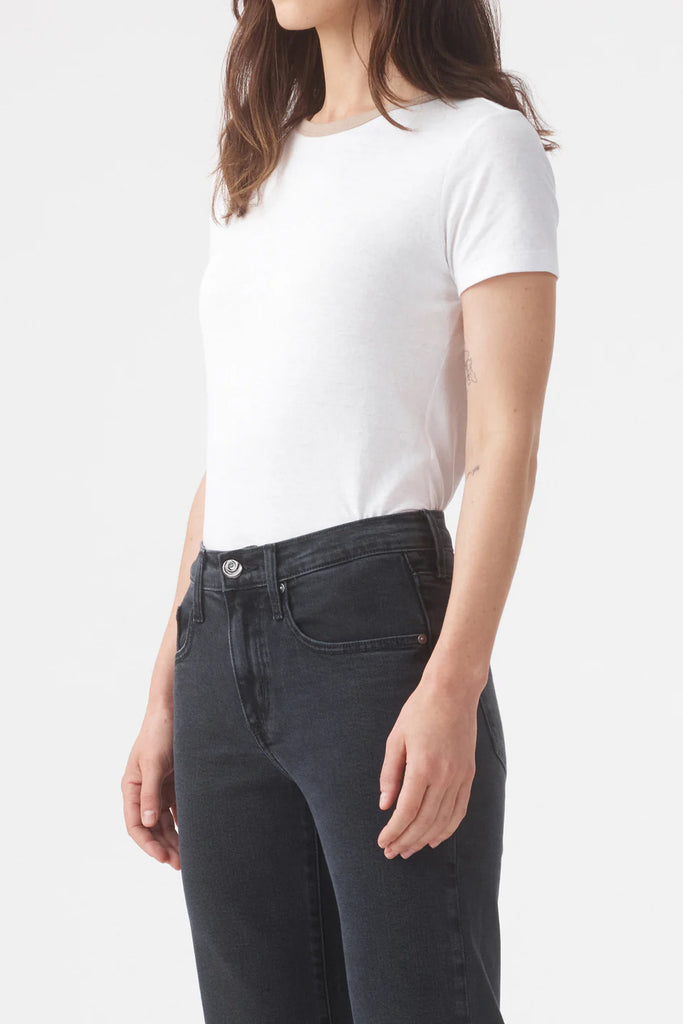 Outland Denim - Baby Tee - Bone/Mushroom