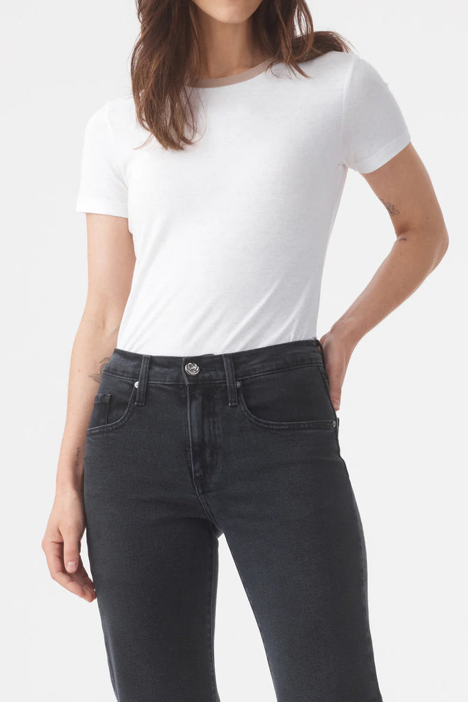 Outland Denim - Baby Tee - Bone/Mushroom