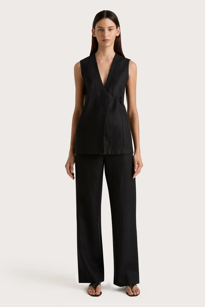 Faithfull The Brand - Lulea Wrap Vest - Black