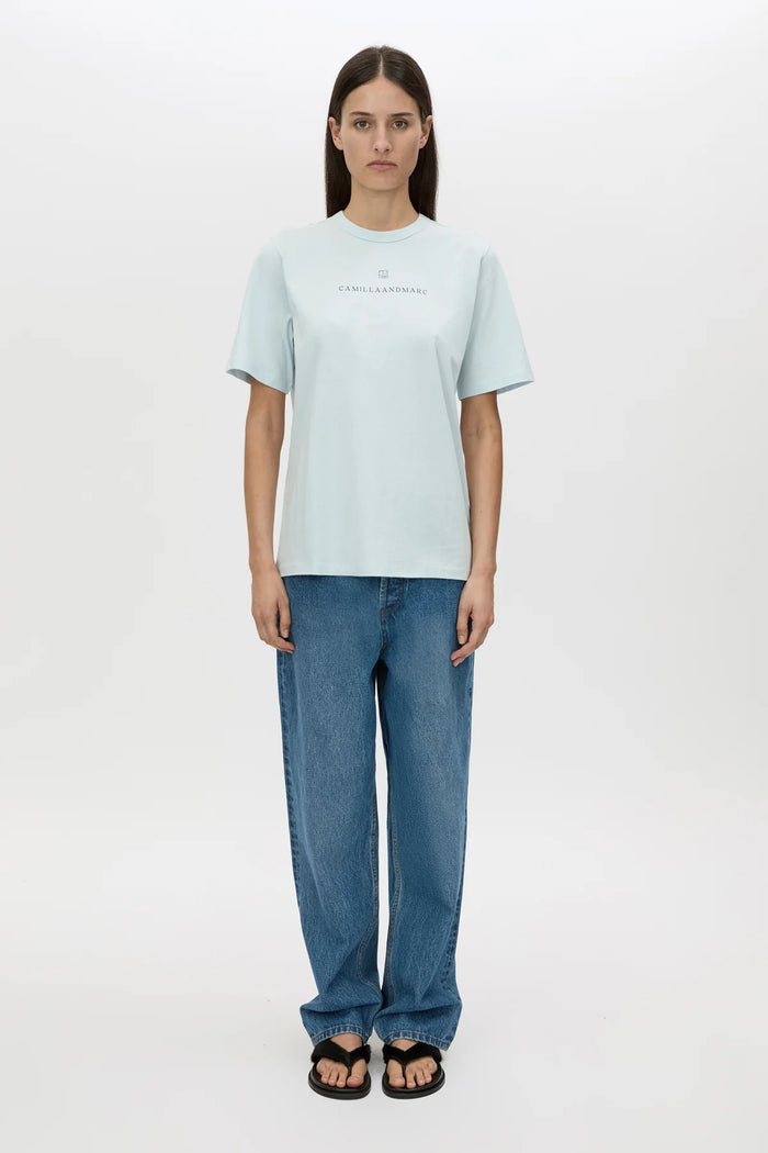 Camilla and Marc - Arp Logo Tee - Ice Blue