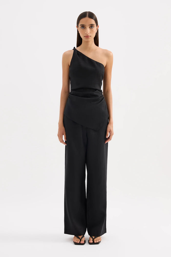 Nude Lucy - Lotta Linen Top - Black