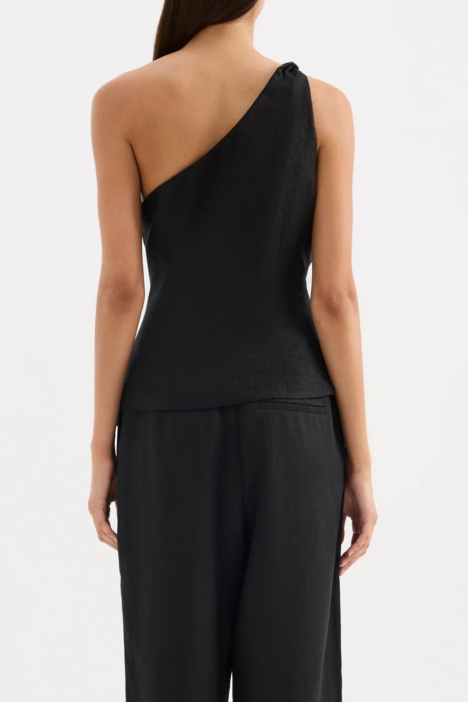 Nude Lucy - Lotta Linen Top - Black