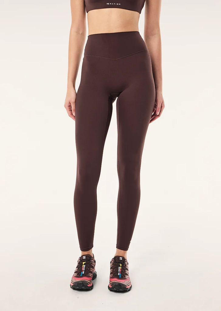 PE Nation - SIGNATURE FULL LENGTH LEGGING - DARK PLUM