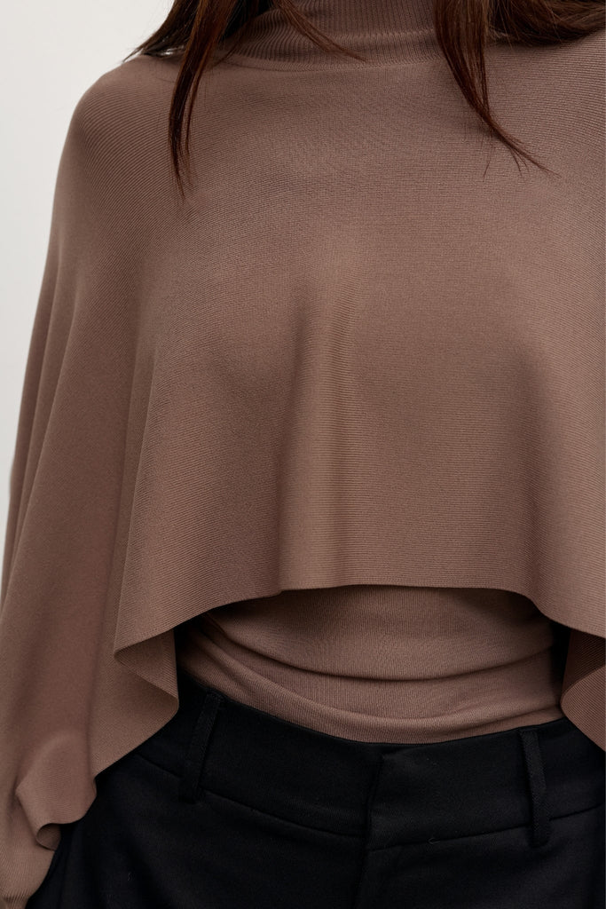 Bayse - Sorella Poncho - Mouse Grey