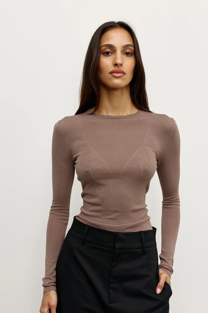 Bayse - Stevie Top - Mouse Grey
