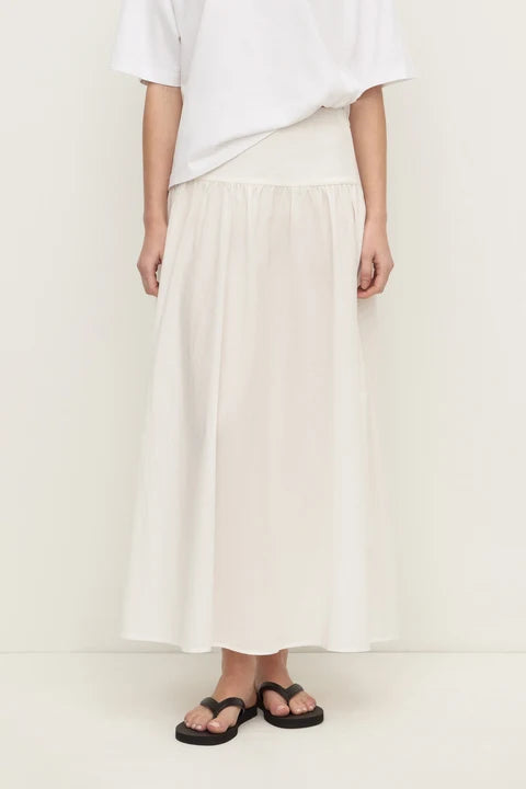 Assembly - Sarah Cotton Maxi Skirt - White