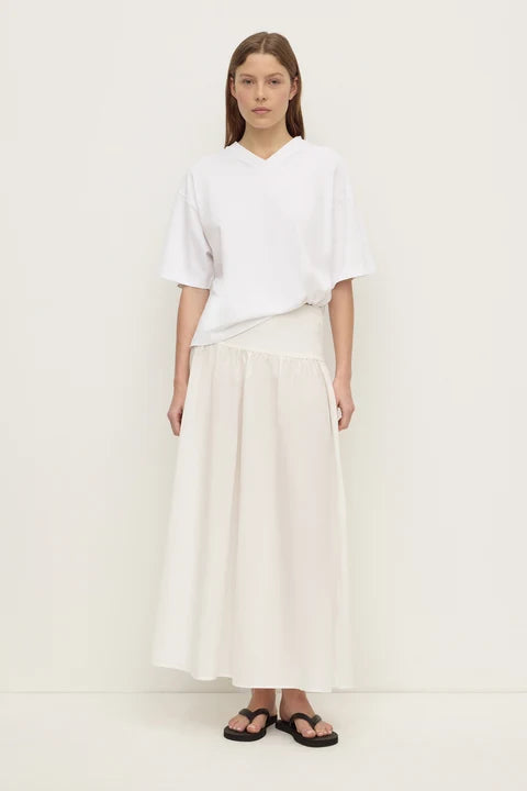 Assembly - Sarah Cotton Maxi Skirt - White