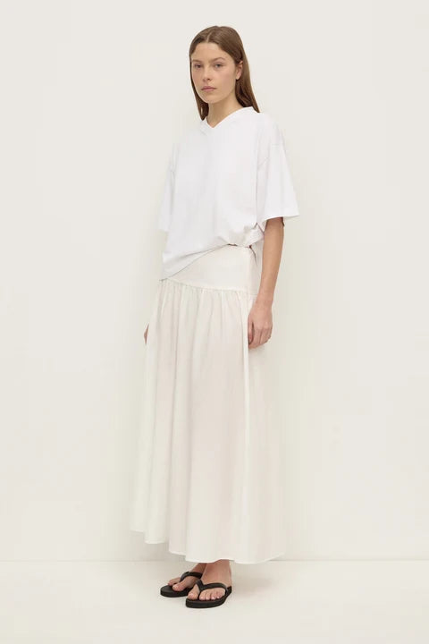 Assembly - Sarah Cotton Maxi Skirt - White