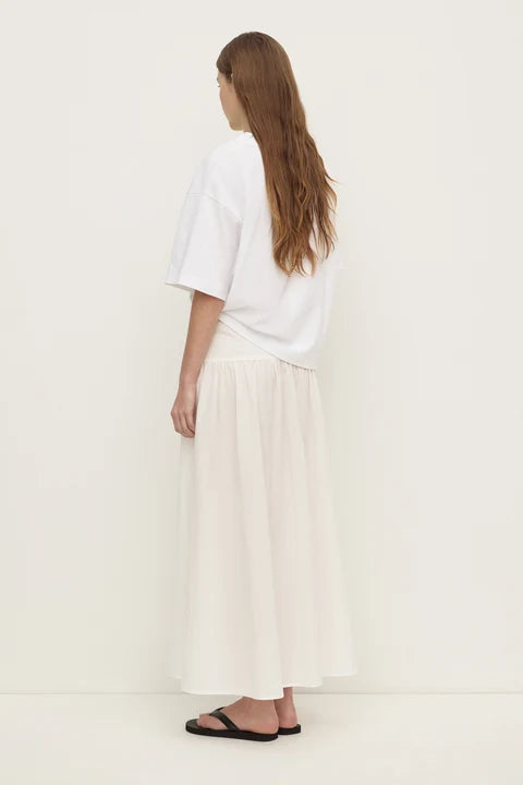 Assembly - Sarah Cotton Maxi Skirt - White