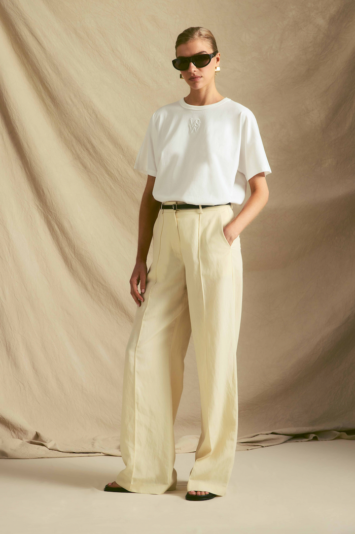 Viktoria & Woods- Paxton Tee- Ivory