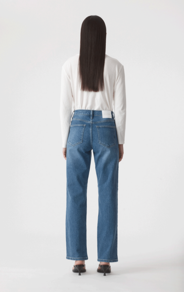 Outland Denim - Elise Mid Straight Jean - Liberty