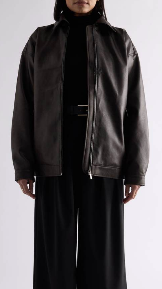 Elka - Melton Jacket - Chocolate