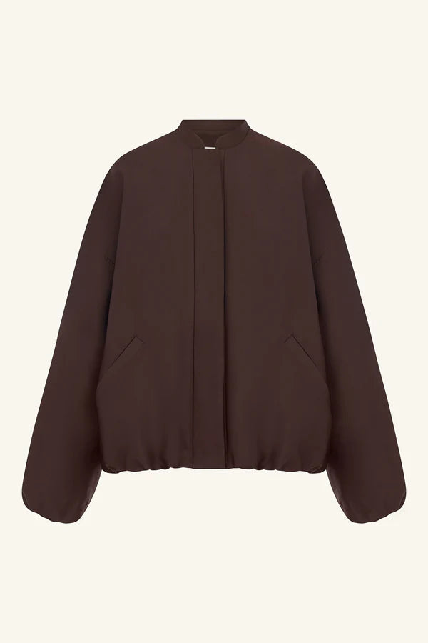 Shona Joy - Otis Bomber Jacket - Ristretto
