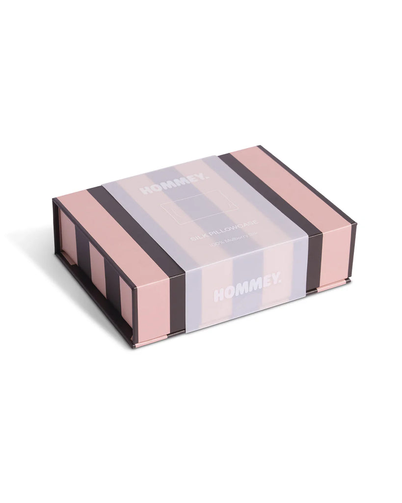 Hommey - Silk Pillowcase - Rocky Road Stripes (Online Only)