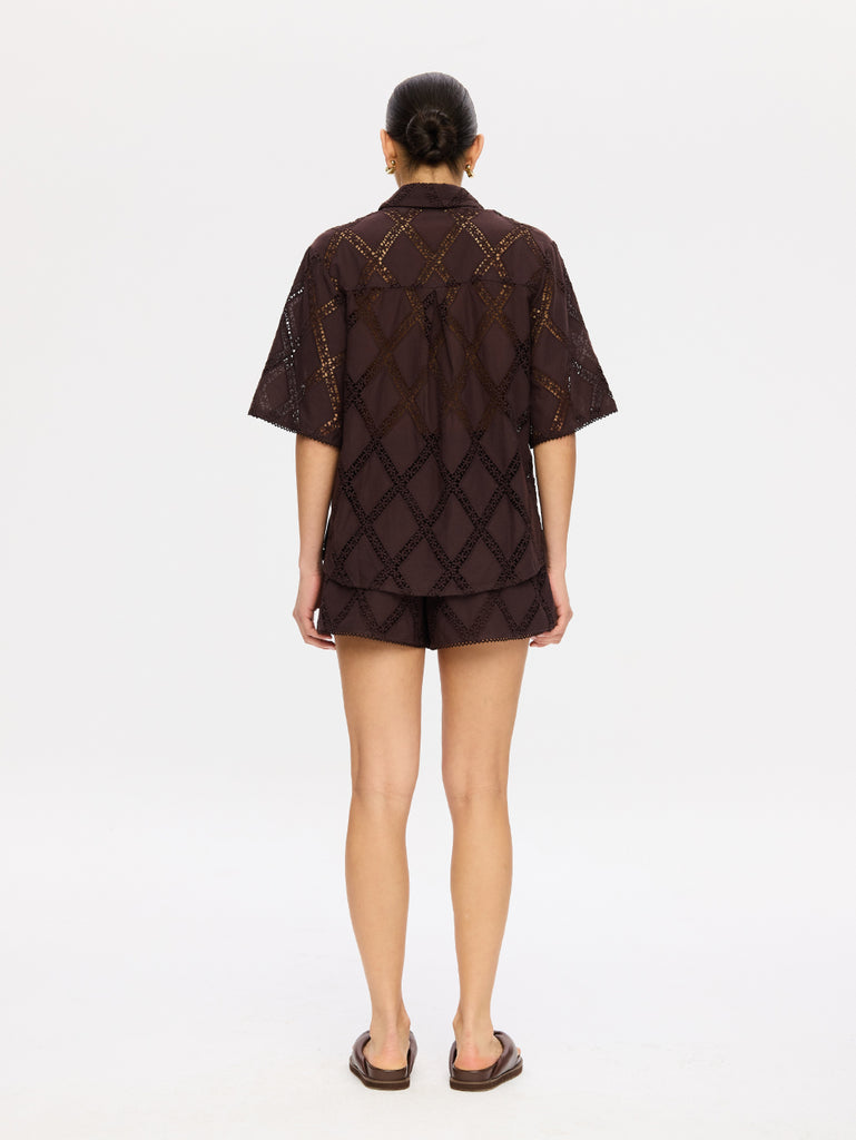 Kivari - Izzy Shirt - Chocolate