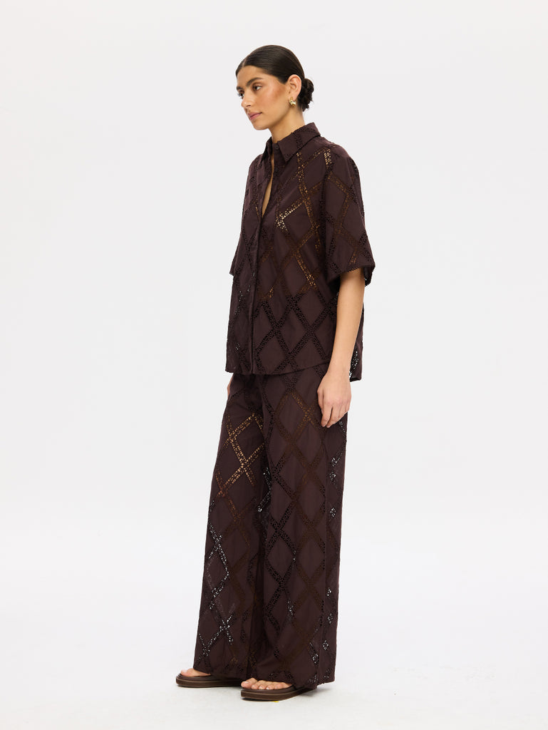 Kivari - Izzy Shirt - Chocolate
