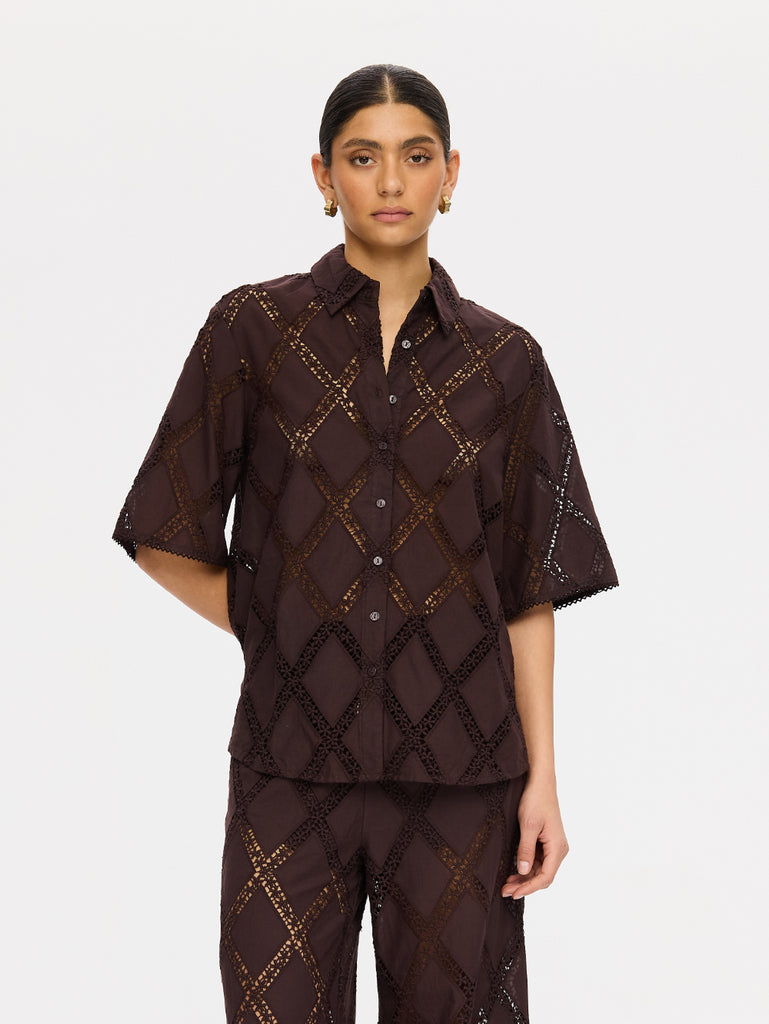 Kivari - Izzy Shirt - Chocolate
