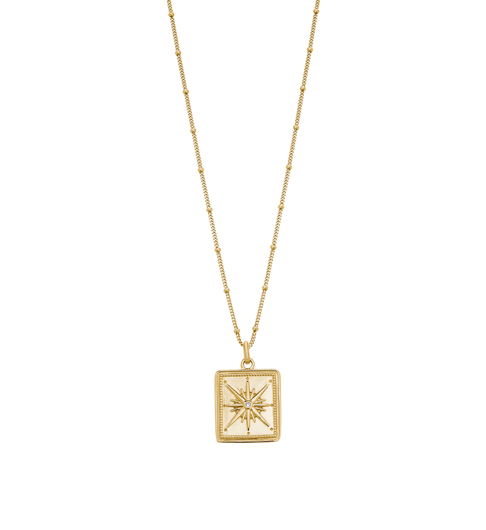 Kirstin Ash - True North Coin Necklace -18k Gold Vermeil