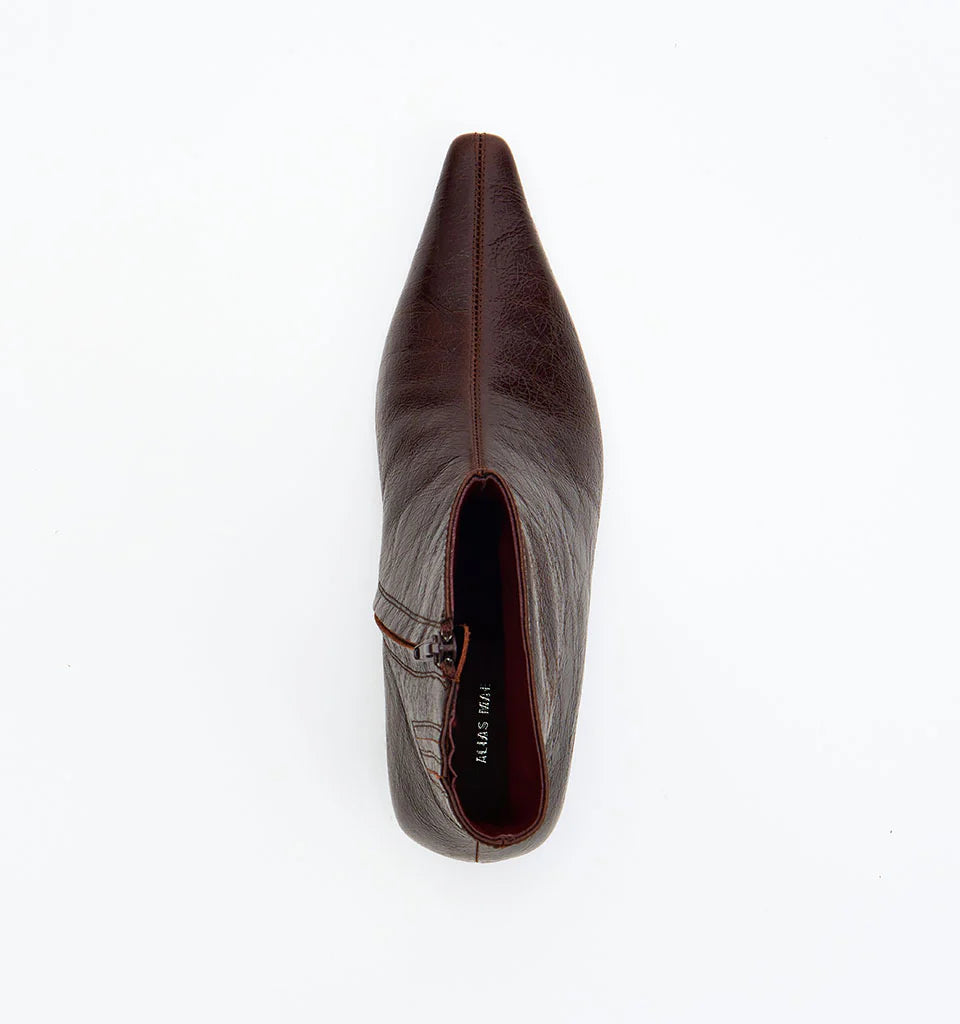Alias Mae - Tabitha - Choc Oily Crinkle Leather